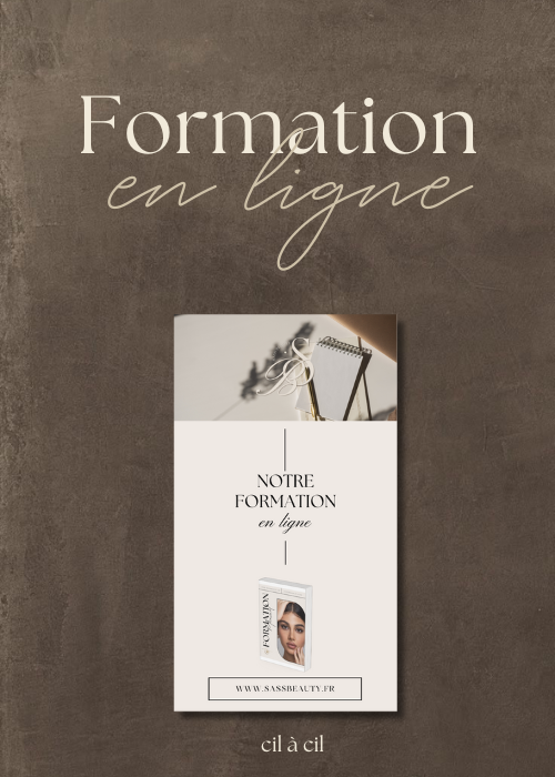 Formation en ligne extension de cils cil à cil